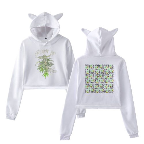 Miley Cyrus Cropped Hoodie #1