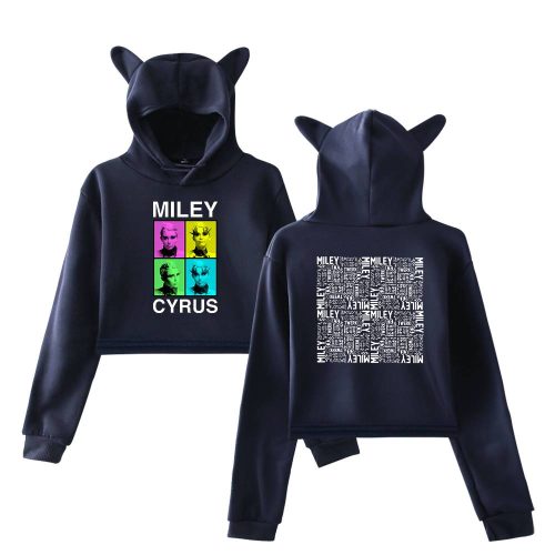 Miley Cyrus Cropped Hoodie #2